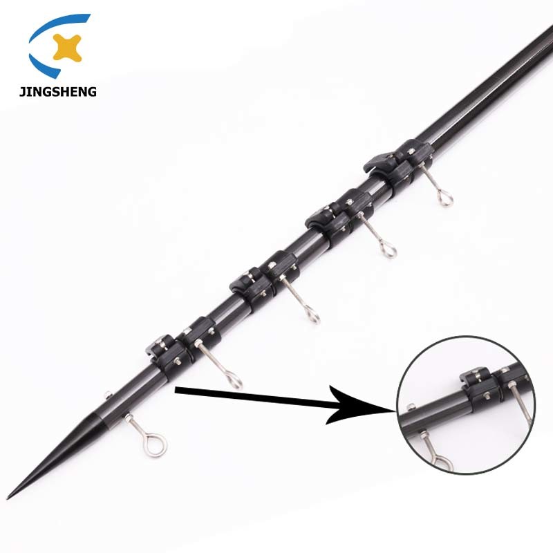 3K Weave Design Carbon Fiber Outrigger Poles Corrosion Resistant Telescoping Outrigger