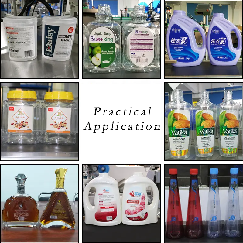 Double Sided Labeling Machine for Round and Flat/Oval/Rectangular/Square Bottles