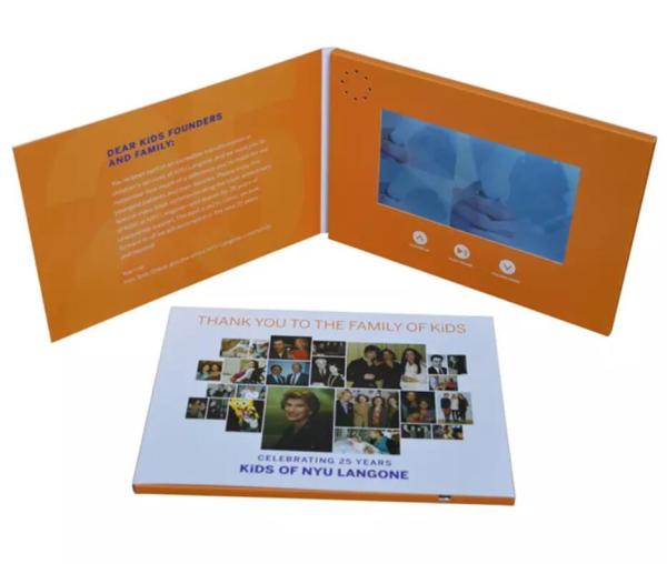 4.3/5/7/10.1 inch LCD video brochure card, LCD video marketing mailers for