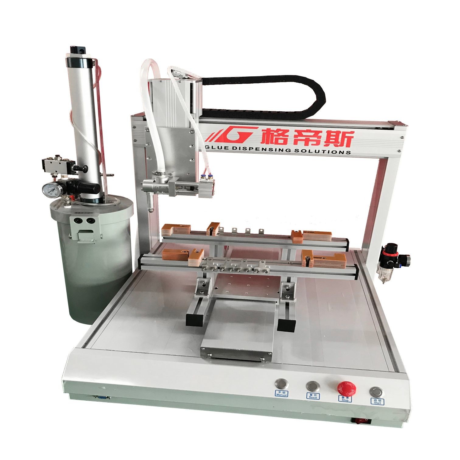 Three Axis Automatic Glue Dispenser 220V Silicone Dispensing Systems 500mm/sec