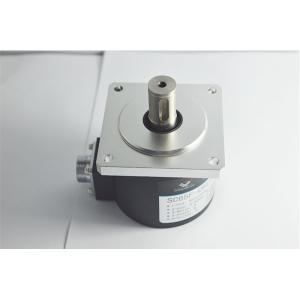 SC65F Heavy Duty Solid Shaft Encoder 15mm With Keyway 5 * 5mm Push Pull Output