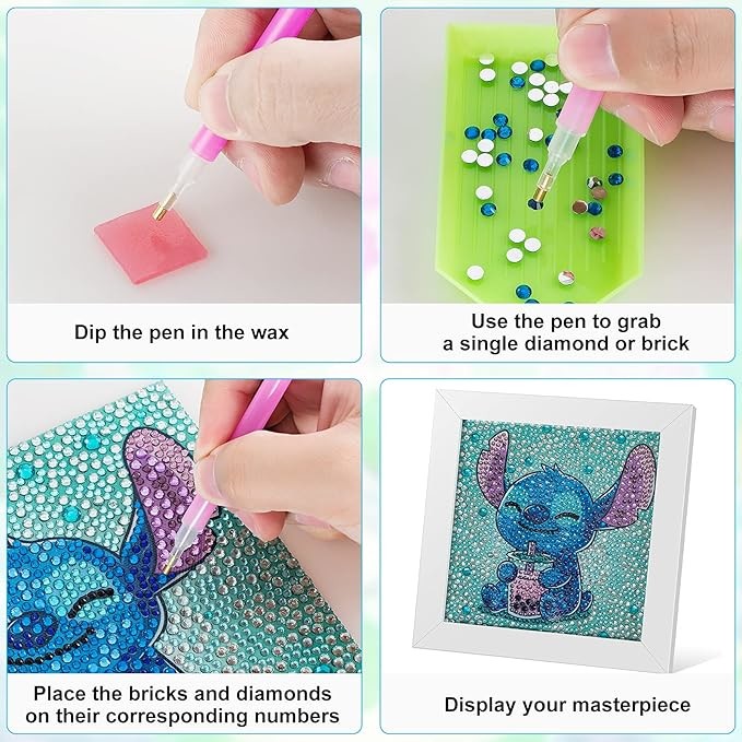 30x40cm Round 5D Diamond Art Painting Kits DIY Diamond Painting Set For Kids Adults