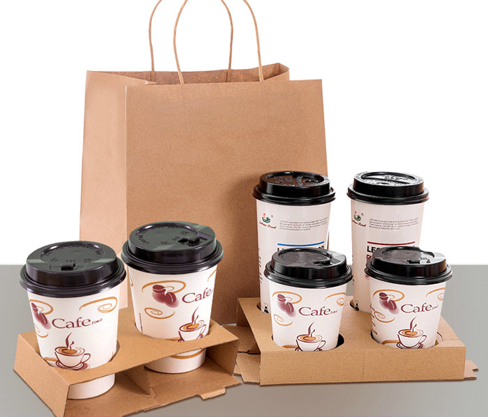 Natural Kraft Single Face Flute Corrugated Paper Board Rolls For Cup Sleeves
