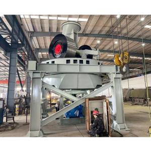 TWPM185 Wet Pan Mill for Clay Brick Making with 90+2.2+2.2+1.5kw Power Crushing