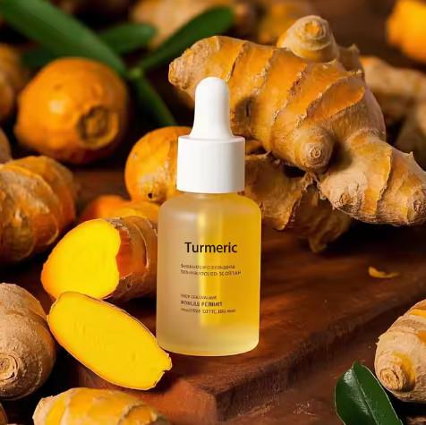 Turmeric Organic Anti Aging Face Oil Vitamin C Facial Whitening Serum Skin Care
