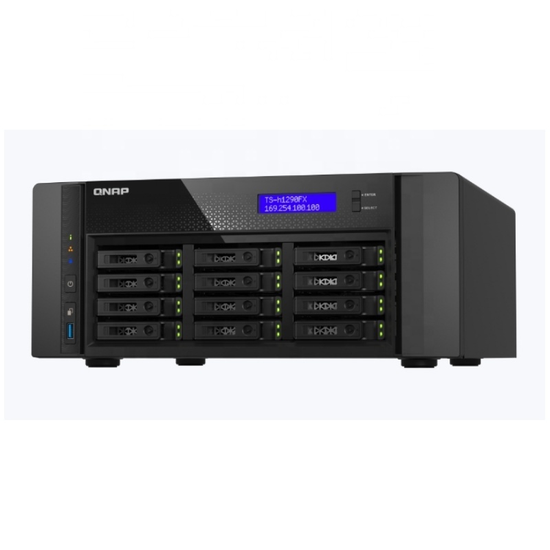New Original TS-h1290FX-7232P-64G NAS Networked Storage U.2 NVMe PCIe Gen 4 or SATA SSD storage Architecture
