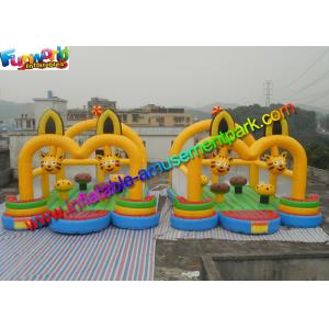 China Cat Inflatable Commercial Bouncy Castles / Inflatable Jumping House Waterproof on sale