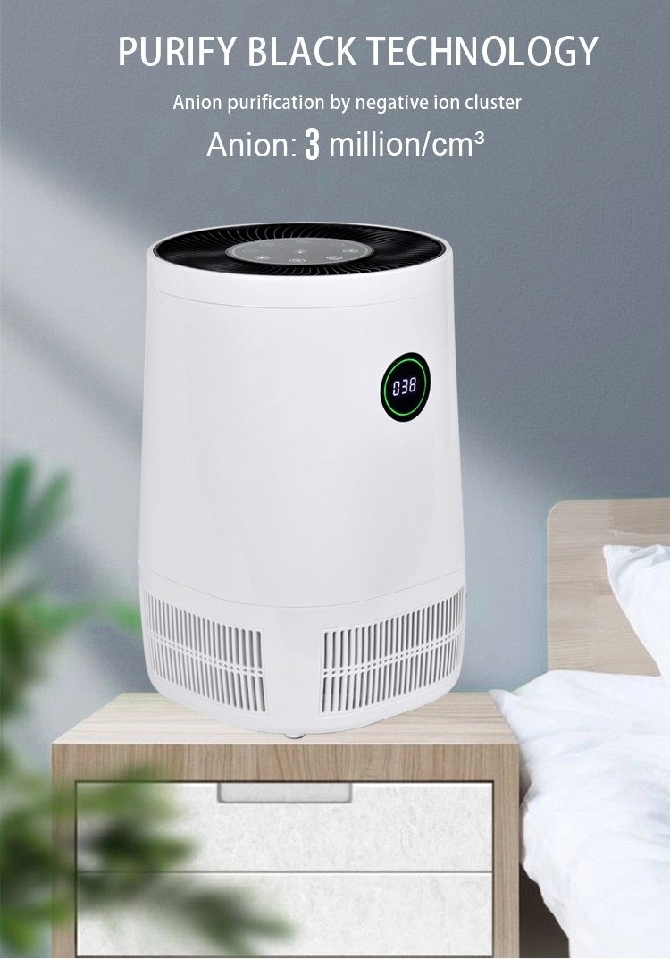 RoHS 15w Portable Room Air Filters Kitchen Odor Removal Machine