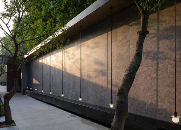 Wear-Resistant Gray Matte Antique Outdoor Curtain Wall Background Tile 60x120cm For Park And Terrace