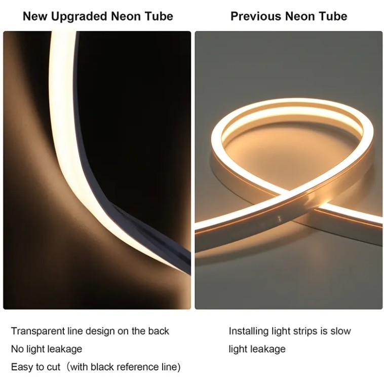 24V/12V.DC 10W Custom Flexible Neon Light Strip For Ceiling Room Decoration Cabinet Neon Lighting