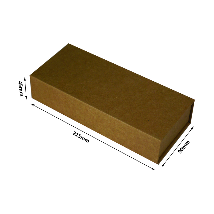 Kraft Paper Cosmetic Serum Dropper Bottle Packaging Gift Boxes with Foam Insert Rigid Boxes