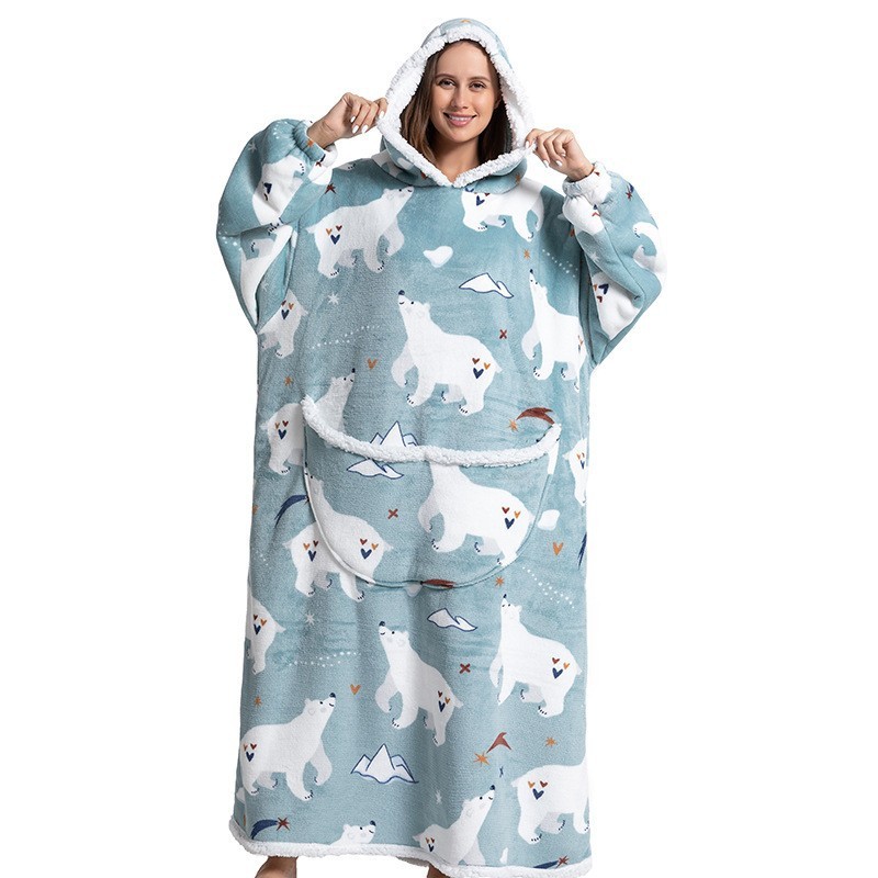 Colorful Full Length Blanket Hoodie