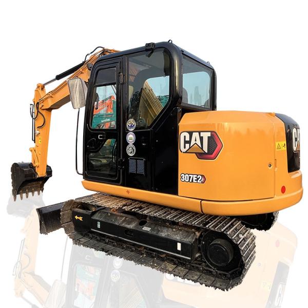 Used Caterpillar 307E2 crawler Excavator 135L Fuel Tank Capacity 42kw Rated
