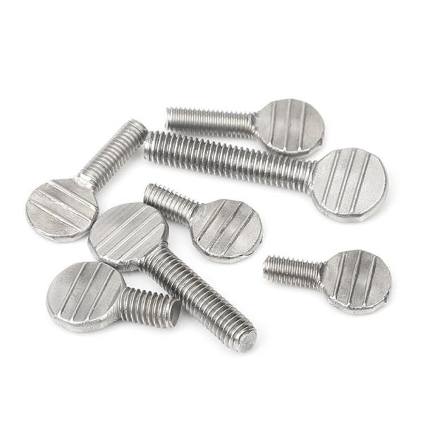 Blue Dyed Stainless Steel Finish 5/16-18 Spade Head Thumb Screw Non-Standard