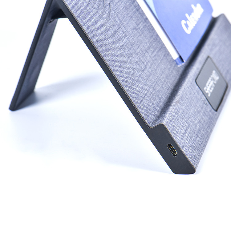 Custom 2023 New Wireless Charging Funny Electronic Desk Upright Charger Calendars