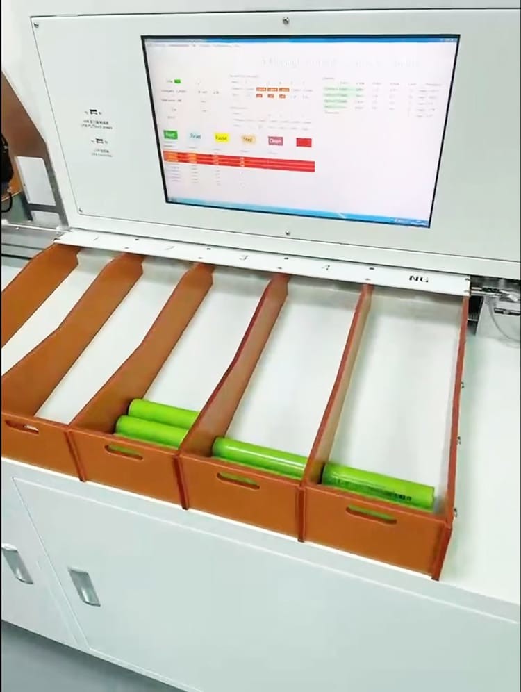 5 Channel Automatic Sorting Machine For 33140 32140 60280 Scanning Function Battery