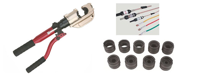 Lineman Tools HT-12038 Hydraulic Cable Lug Crimping Tool Crimping Force 120KN