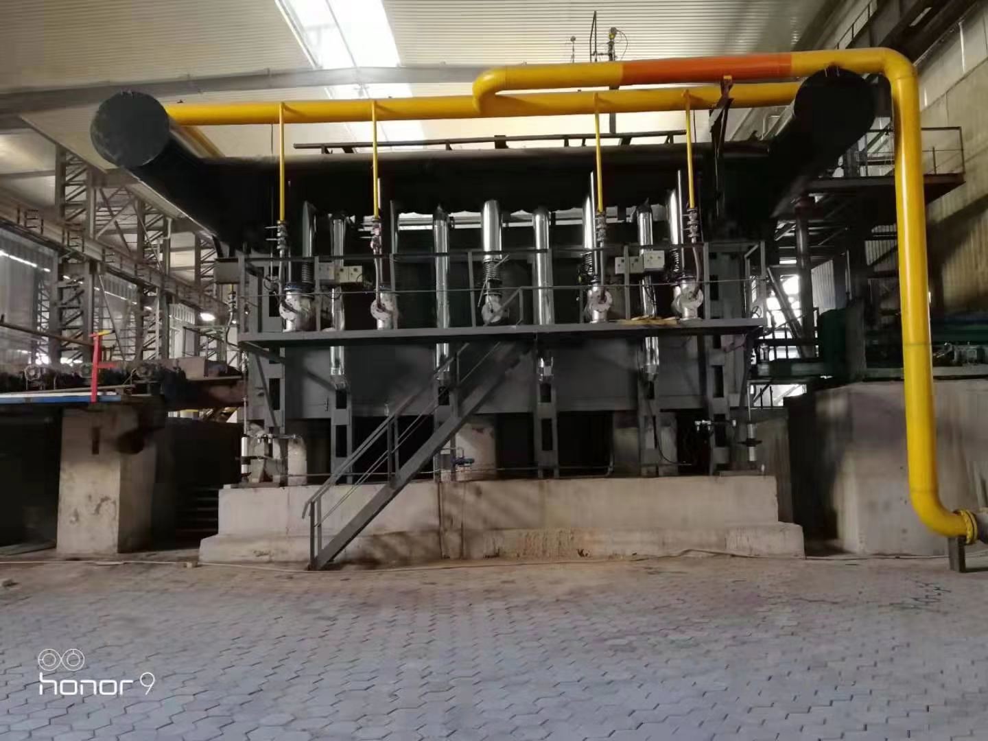 1100C Walking Beam Furnace Aluminum Melting Continuous Induction Furnace
