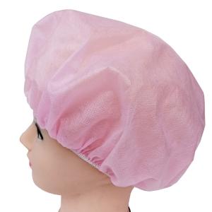 China Non Woven Disposable Head Cap , Surgical Bouffant Scrub Hats Lightweight on sale