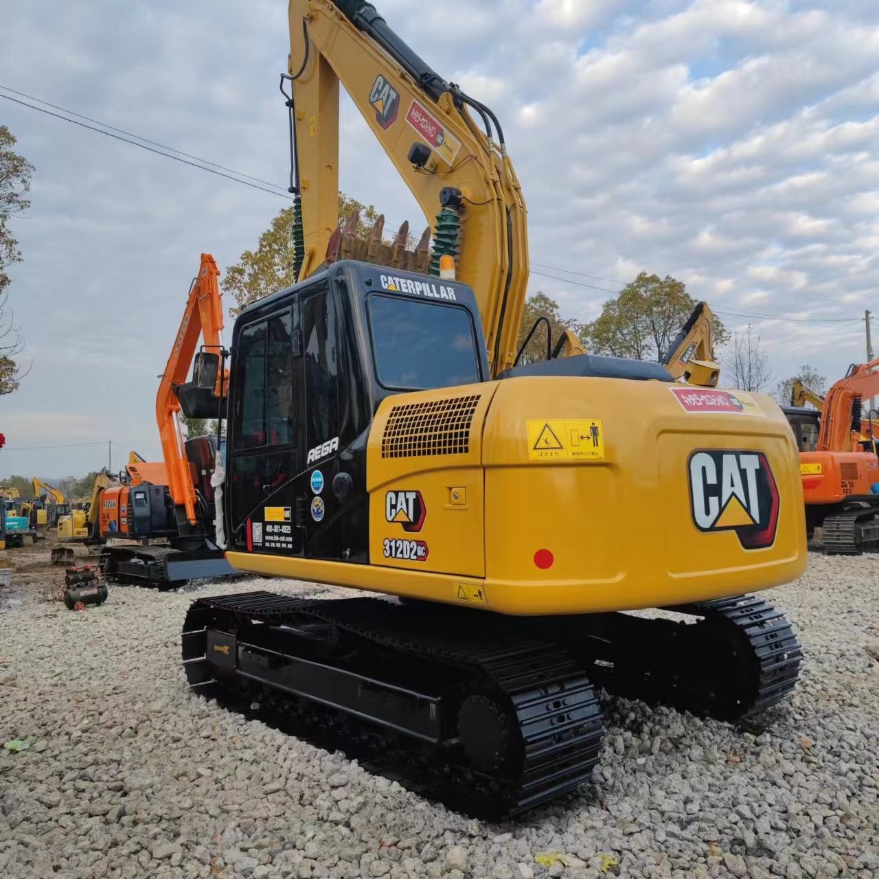 Used Caterpillar Excavator CAT 312D Secondhand 12ton Medium Crawler Japan