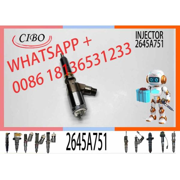 Quality Golden Vidar Best quality common rail injector 320-0655 2645A751 for  for C6 C6.6 for 320D diesel engine for sale