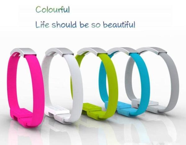 wristband Micro usb magnet bracelet high speed charging cable for iphone 6 5s