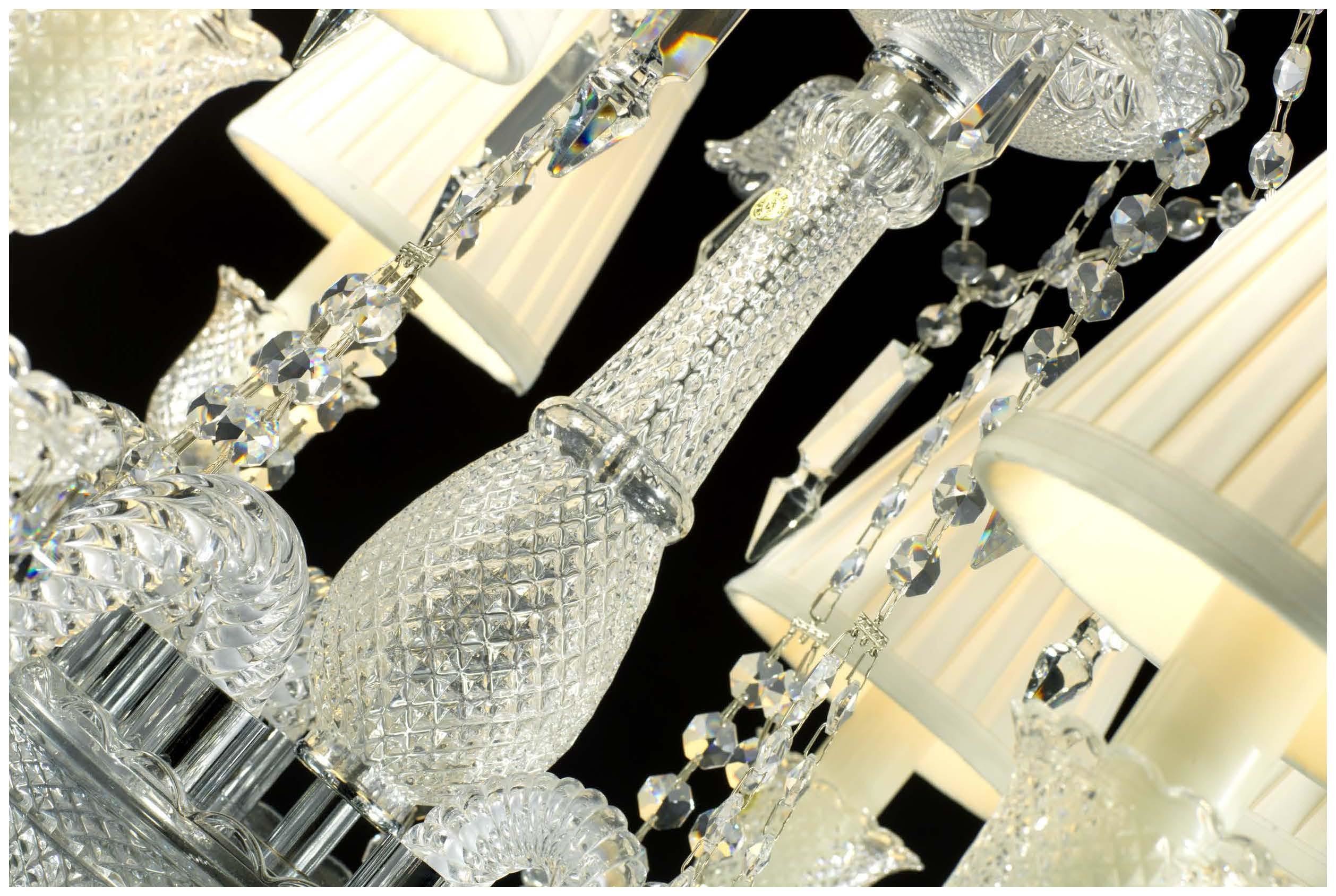 Clear Or Colourful Custom Creative Glass Chandeliers Contemporary Chandeliers For High Ceilings