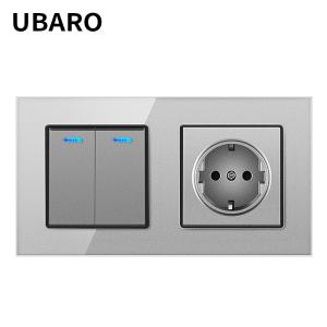 EU Standard On Off Light Switch Socket Combination With Neutral And Live Wire