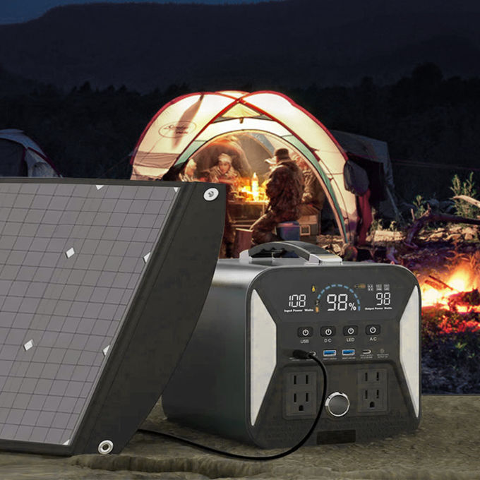 Dc Ac 500W 600w 1000W Lithium Battery Bank Portable Power Station Quick Charge Support 0