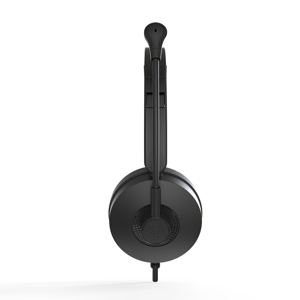 ETEK Noise-Cancelling Wired Headset Blocks Out Noise For Immersive Sound In Meetings Work Or Gaming