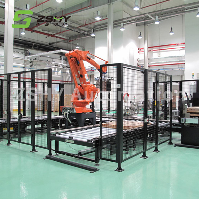 Speed 20pcs/Min Auto Stacker Machine Carton Robot Palletizer Equipment