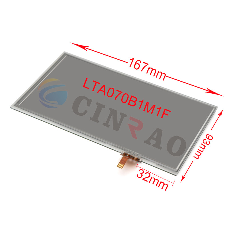 167*93mm 7" TFT LCD Display LTA070B1M1F LCD Digitizer Automotive Spare Replacement