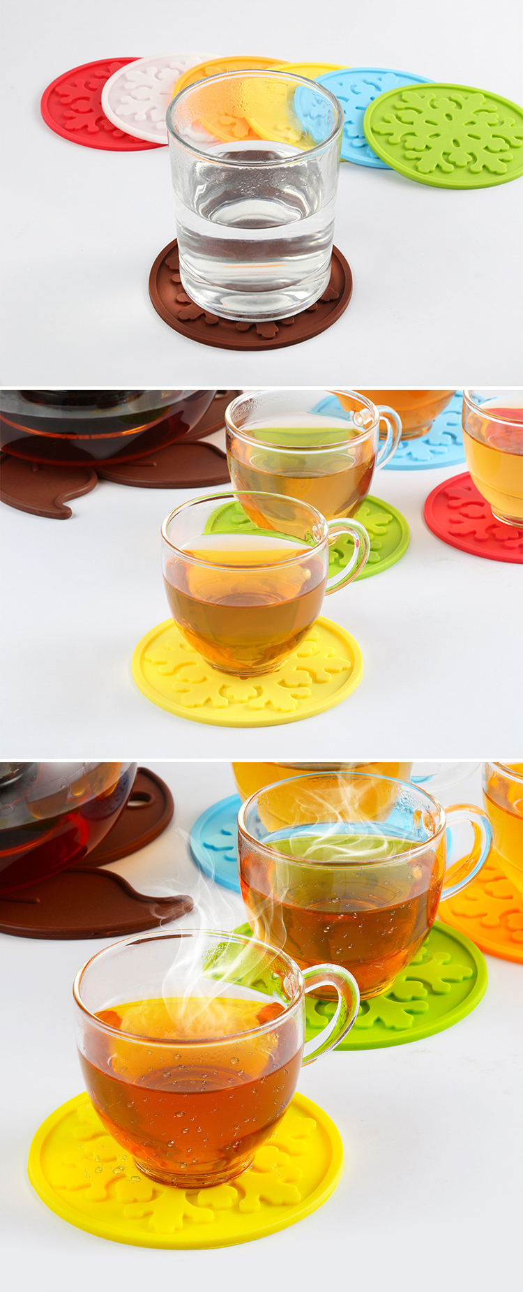 Heat Insulation Diameter 9cm Silicone Cup Holder