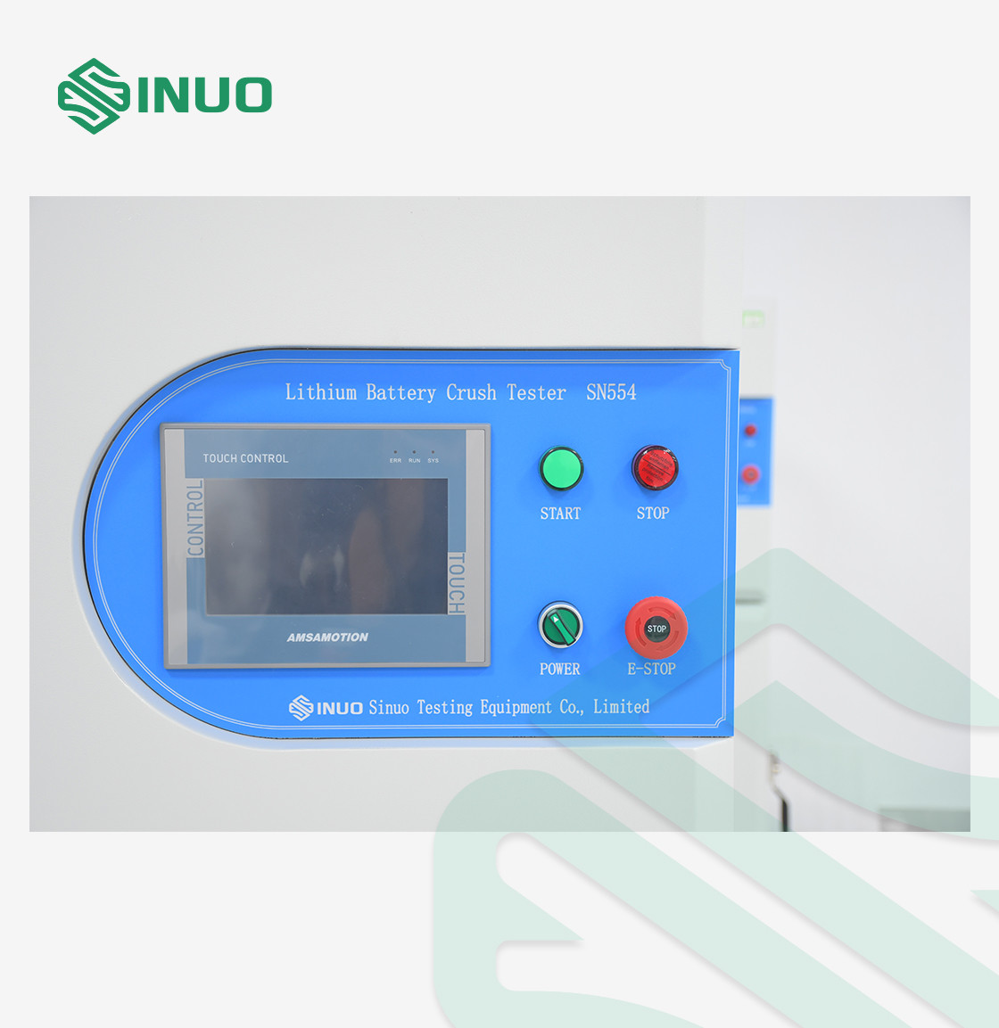 UL 1642 Lithium Battery Crush Battery Test Stroke 0～200mm Testing Equipment