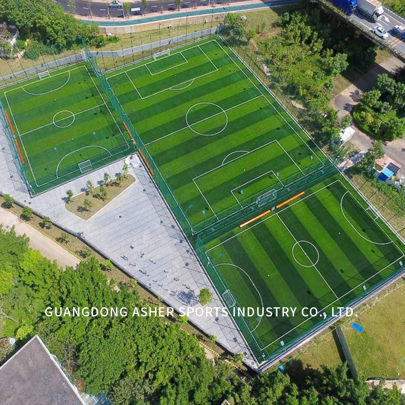 Landscaping Artificial Football Pitches 12000 Dtex Artificial Grass Sports Field