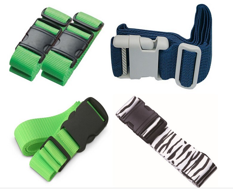 Customised Personalised Luggage Straps , Personalised Travel Straps Nylon Polyamide Material