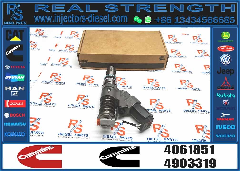 diesel fuel injector 4061851 common rail injector 4061851 4902921 for cummins ISM420, M11 ISM11