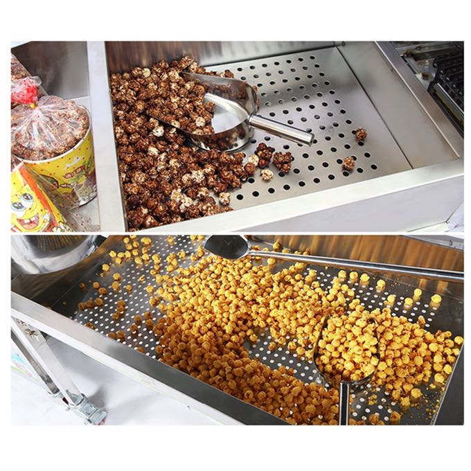 80 KG Electromagnetic Heating Corn/Rice Popcorn Processing Machine for and Efficiency
