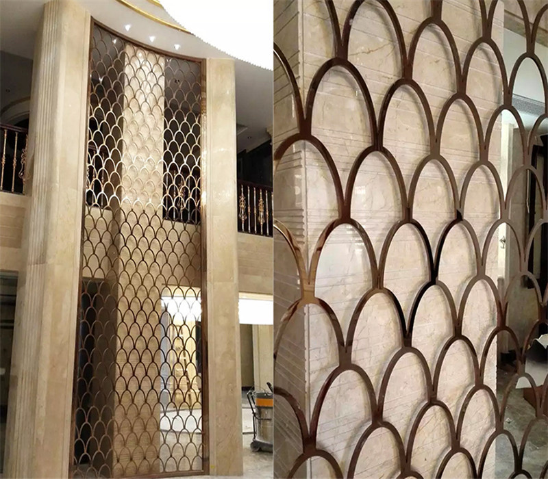 interior decorative wall covering panels laser cut metal screens made in china