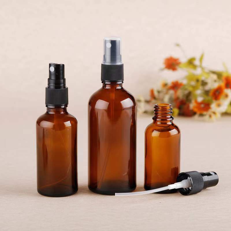 Sealing Type Luxury Frosted Thick Bottom Square 1oz 30ml 50ml Clear Glass Perfume Bottle with Customized Accepted Logo