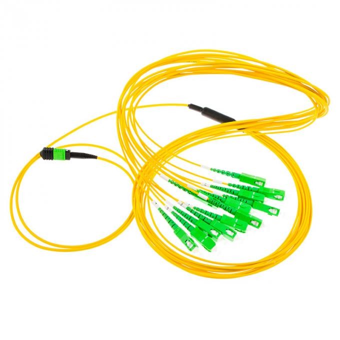 SM MPO Breakout Patch Cord G657B 12 Core Single Mode