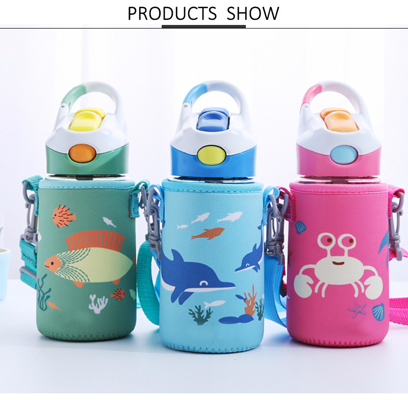 Adjustable Strap Insulated Hot Water Baby Neoprene Bottle Cover