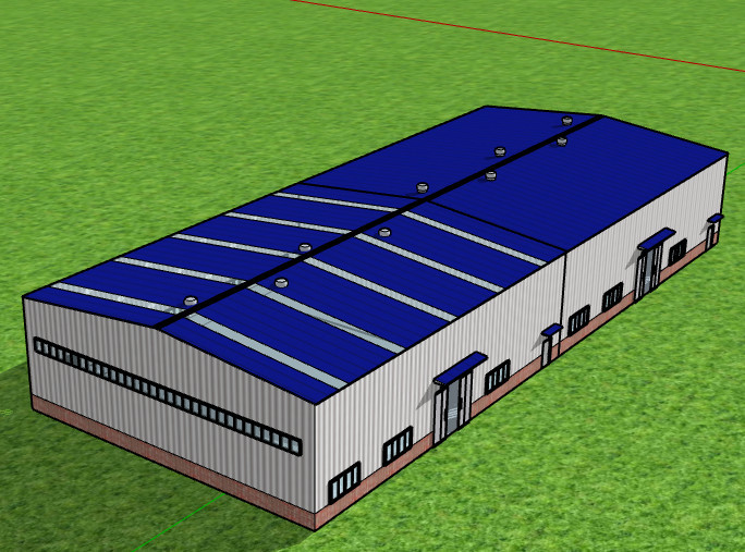 Light Gauge Steel Frame Construction Portal Frame Steel Structure Warehouse