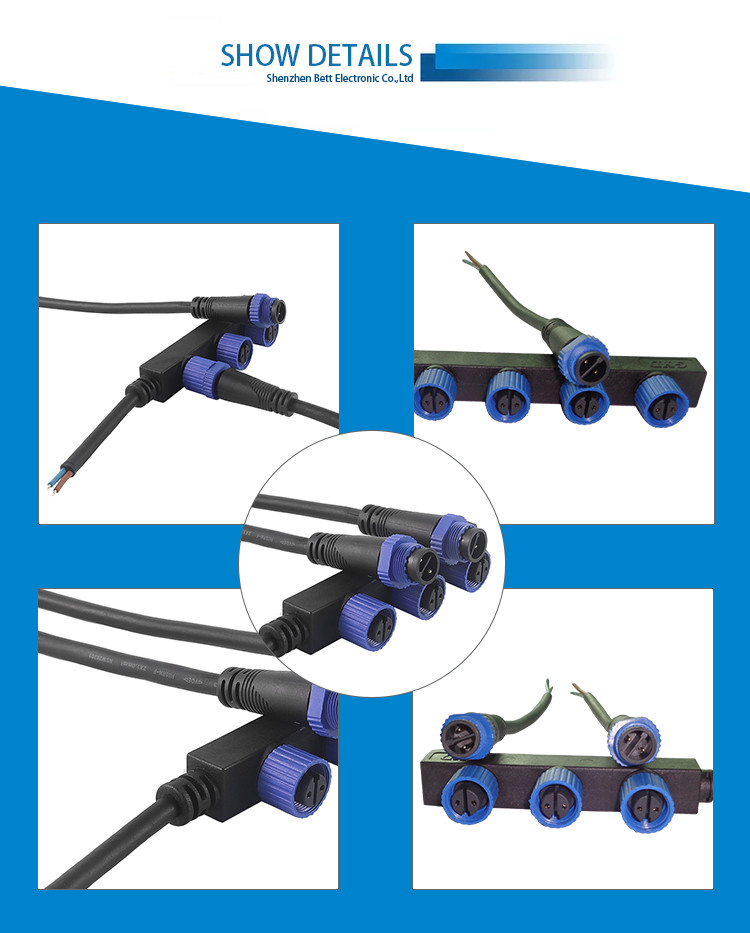 Strip Junction Box M15F Ship Connector LED Waterproof Connection Plug IP68 Protection Level