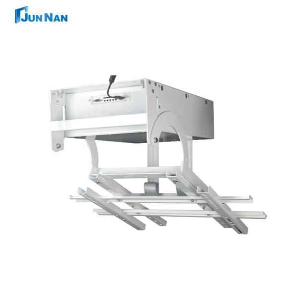 Retractable hidden wall mounted motorized flip up ceiling tv lift mount