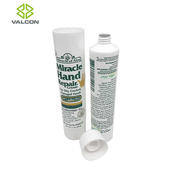 2 Layer Empty White Plastic Tube Screw Diameter 30 MM Open End Printing