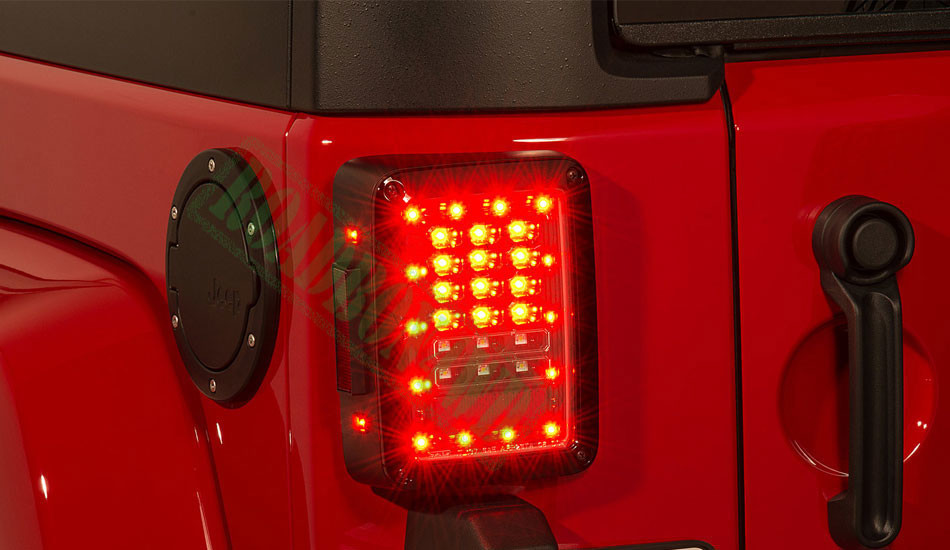 Wrangler led Tail Lights running turn brake reverse rear tail lamp