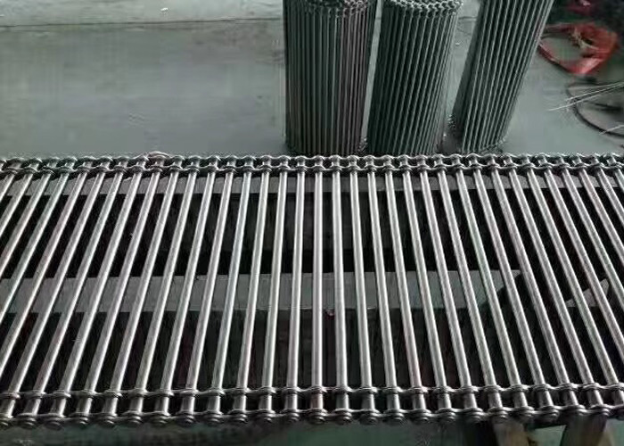 30 Meters Ss310 Washing Vegetables Chain Mesh Conveyor Belt