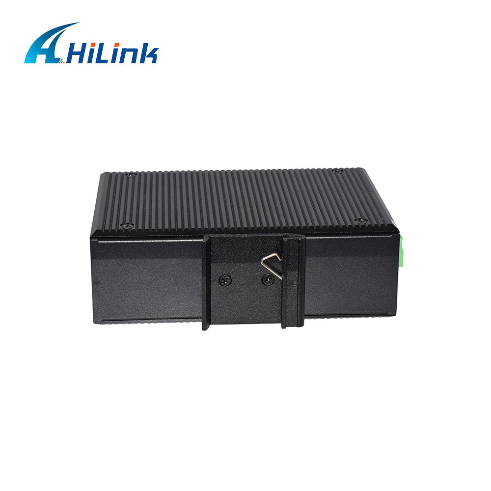 80KM Max Industrial Ethernet Switch 2 Port 10/100/1000Base Ethernet 1 1000Base SC Fiber