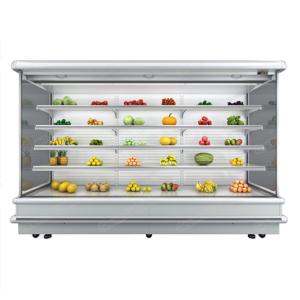  Fan Cooling Refrigerated Fruit Vegetable Multideck Open Chiller Manufactures